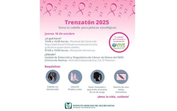 Invita IMSS a participar en el “Trenzatón 2025”