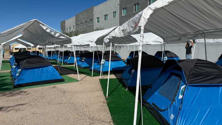 Housing encampment for up to 25 residents opens in Sugar Hill neighborhood