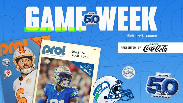 Seahawks To Celebrate 50th Season This Week & On Sunday vs. Tampa Bay Buccaneers
