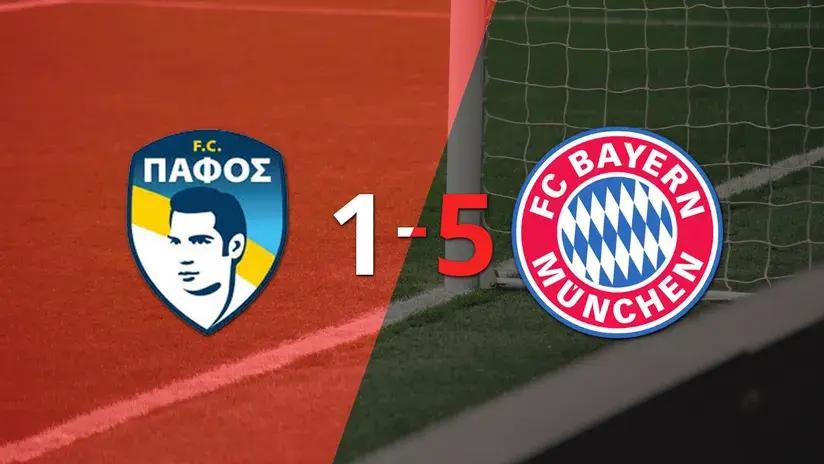 Champions League: Pafos cayó 1-5 ante Bayern Múnich con dos goles de Harry Kane