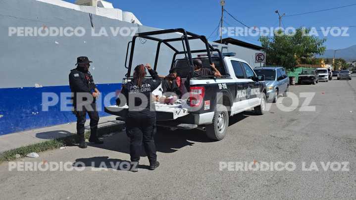 Policía Municipal de Monclova arresta a jóvenes por inhalación de solventes