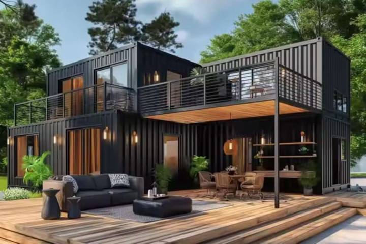 This 2-Story Tiny Home at Amazon Is Ready for Move