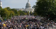 Thousands protest at ‘No Kings’ rally near White House