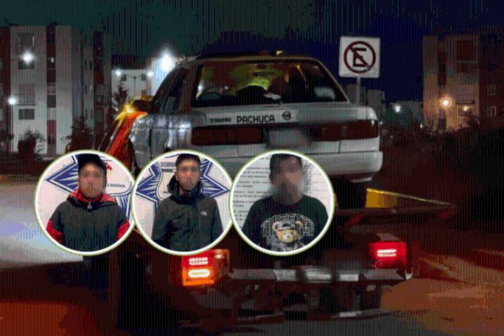 Capturan a presunta banda de asaltantes en Mineral de la Reforma, tras robo a tienda