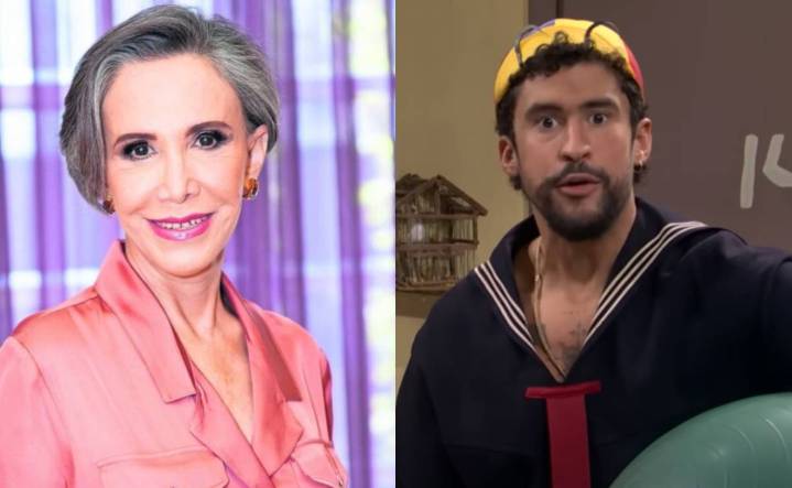 Florinda Meza reacciona al sketch de Bad Bunny de "El chavo": "fue magistral"