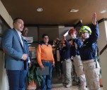 Gobernador Octavio Guzmán lideró participación del Cauca en el Simulacro Nacional de Emergencias