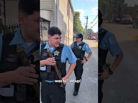 Watch Chicago Police Cough and Struggle After ICE Deploys Tear Gas #shorts