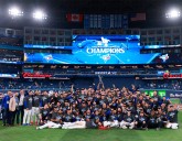 Azulejos de Toronto Campeones de la Liga Americana, enfrentarán a Los Dodgers en la Serie Mundial