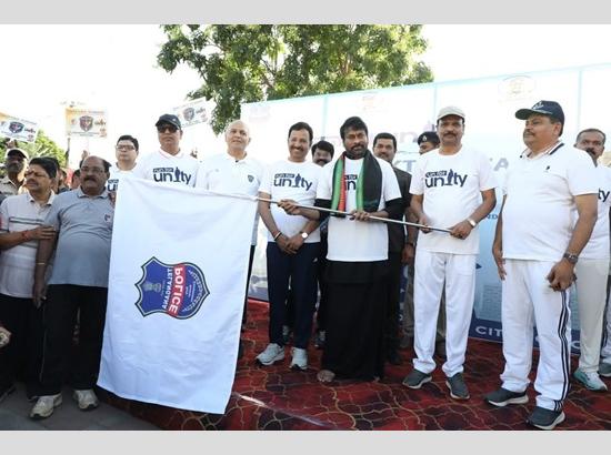 Chiranjeevi pays tribute to Sardar Vallabhbhai Patel on his birth anniversary, joins Run for Unity Photo Source: All India Radio News' X account [ FULL VIEW ]