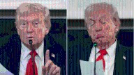 Donald Trump was given handwritten note on Gaza