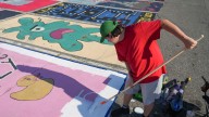 Class of '26 makes colorful statements by personalizing parking spaces