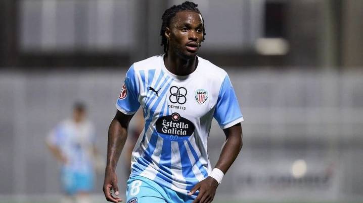 Álex Balboa, jugador del Lugo: «Contra el Racing de Ferrol fui más o menos el estilo de jugador que quiero ser»