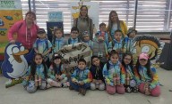 Los pequeños del Jardín 437 visitaron EL CHUBUT