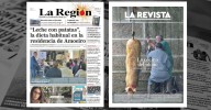 La portada de La Región de este viernes, 3 de octubre