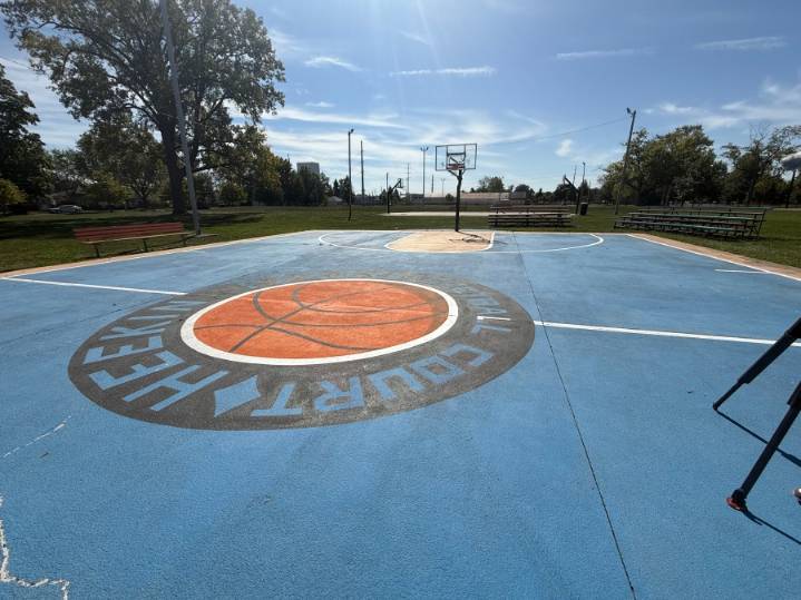 Muncie park basketball courts getting revamped thanks to young resident
