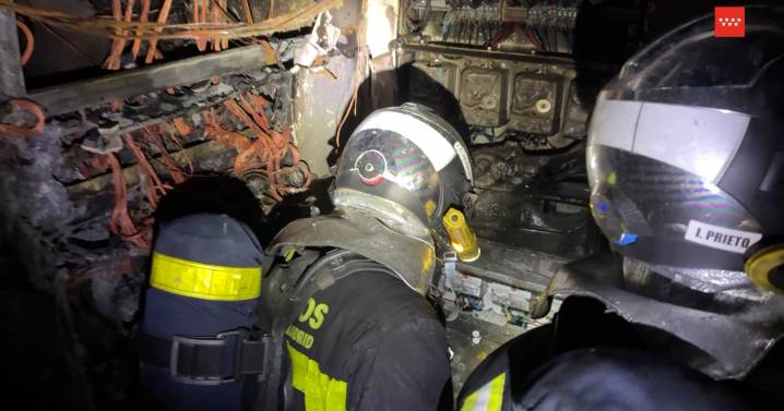 El incendio en Leganés que ha dejado a una mujer intoxicada por el humo