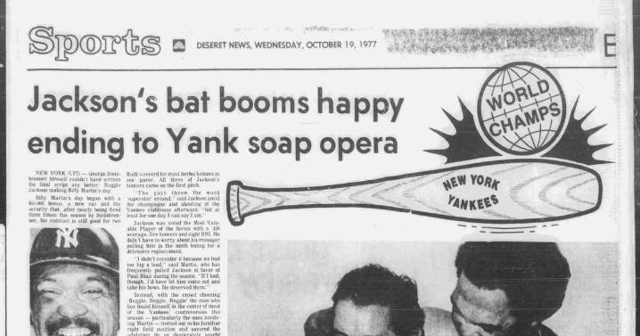 Deseret News archives: This is why they call Reggie Jackson ‘Mr. October’