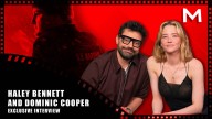 Haley Bennett and Dominic Cooper Can't Stop Laughing in 'The Last Frontier' Interview