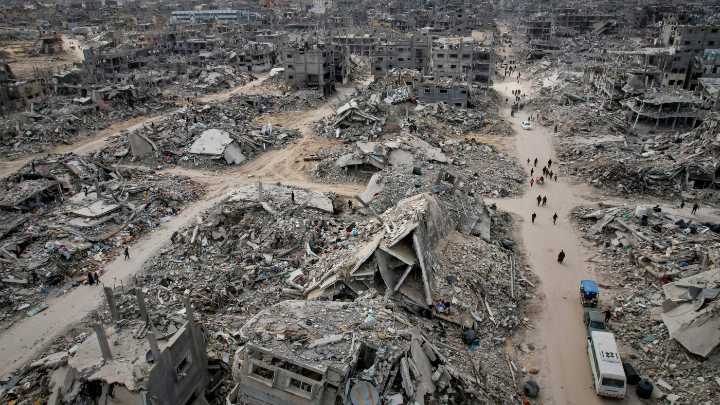 As Gaza war enters third year, Israel-Hamas peace talks offer hope : NPR