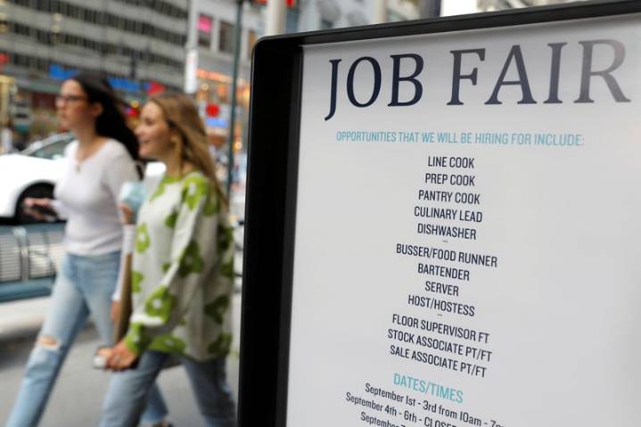 US layoffs fall in September but year-to-date planned hiring at lowest in 16 years
