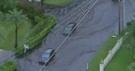 "Water everywhere": South Florida neighborhoods swamped by rain, King tides