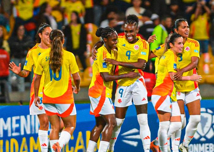 Colombia goleó 4×1 a Perú en la 1ª fecha de la CONMEBOL Liga de Naciones Femenina