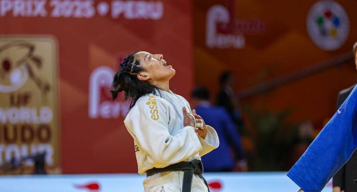 El judo brilla en el Perú Brillith Gamarra logra medalla en el Grand Prix del Tour Mundial. Es la primera presea que alcanza nuestro equipo en el torneo.