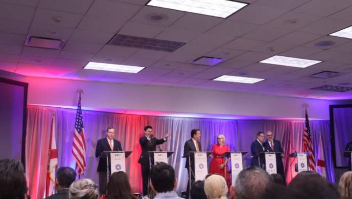 ‘But I didn’t leave in handcuffs’: Sparks fly at City of Miami mayoral candidates debate