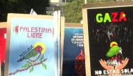 Marcha por palestinos en Gaza se realizó en las calles de Santiago