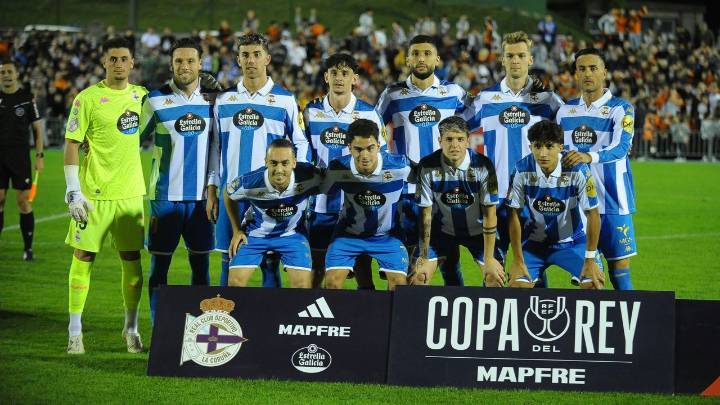 El «1x1» del Deportivo en la goleada ante el Sámano en la Copa del Rey