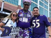 Baltimore Ravens superfan Captain Dee