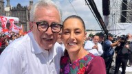 Asiste Rocha al Zócalo de CDMX para acompañar a la presidenta