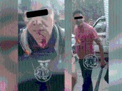 MANIFESTACIÓN EXIGIENDO JUSTICIA POR EX REGIDOR QUE AGREDIÓ CON MACHETE A UNA MUJER