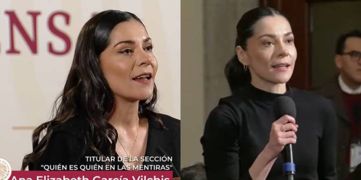 Ana Elizabeth García Vilchis debuta en La Mañanera de Sheinbaum como periodista tras el ‘Quién es quién en las mentiras’
