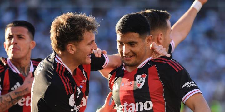 6 frases de Maxi Salas tras el triunfo de River ante Racing: su fuerte cruce con Almendra y su gesto cuando le arrojaron una zapatilla