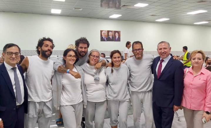 Regresan a México los seis activistas detenidos en Israel durante misión humanitaria en Gaza