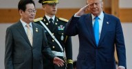 Trump touts Korean, China deals on last Asia tour stop