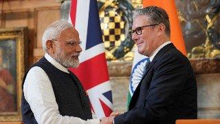 PM Modi welcomes Starmer on his 'historic' first visit to India