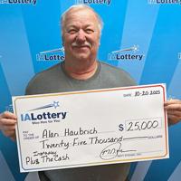 Routine coffee run earns Mason City man $25K lottery prize