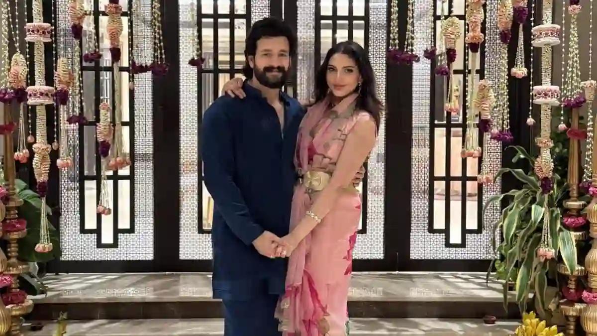 Pic Talk: Akkineni’s Young Couple Akhil and Zainab Celebrate Their First Diwali
