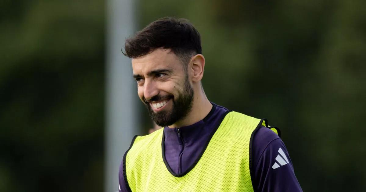 Bruno Fernandes behaviour in Man United training speaks volumes as teammate action taken