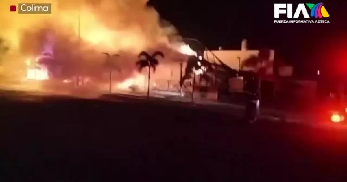 Colima en alerta: Extorsionadores incendian restaurantes por no querer pagar cobro de piso