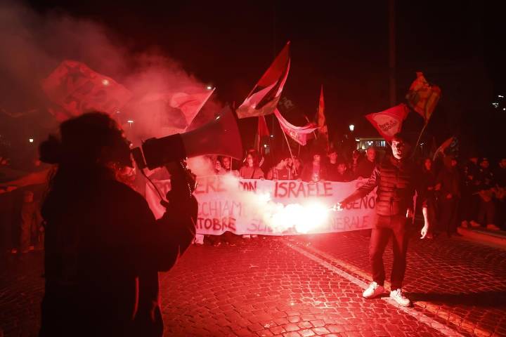 Protestas alrededor del mundo en apoyo a la Global Sumud Flotilla, en imágenes