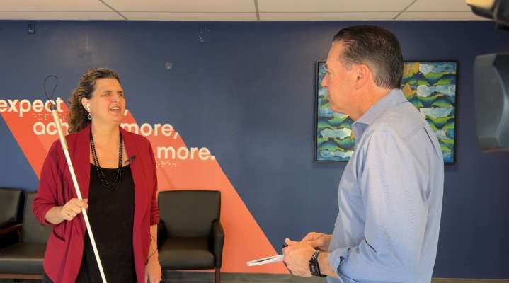 Nonprofit provides real-world training for the visually impaired