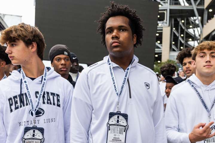 Which recruits are visiting for Ohio State vs. Penn State?