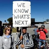 Fear and fury at ICE facility protest near Chicago
