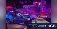 Teens charged after allegedly stolen car crashes into police car