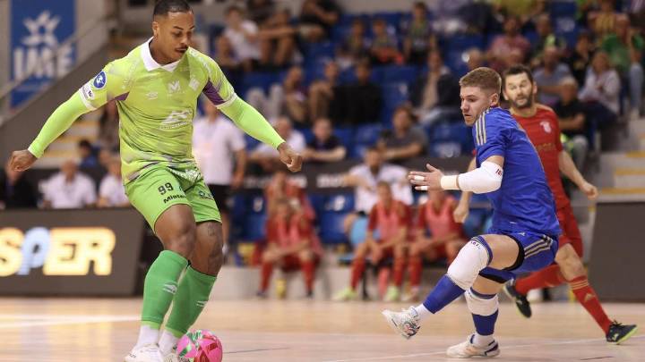 El Palma Futsal hace los deberes al tumbar al campeón checo en la Champions