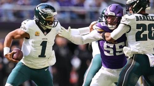 Jalen Hurts proved he's a top passer with spectacular performance to lead the Philadelphia Eagles over Minnesota Vikings