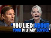 ‘You Lied About Your Military Service’: Attorney General Bondi To Sen. Blumenthal